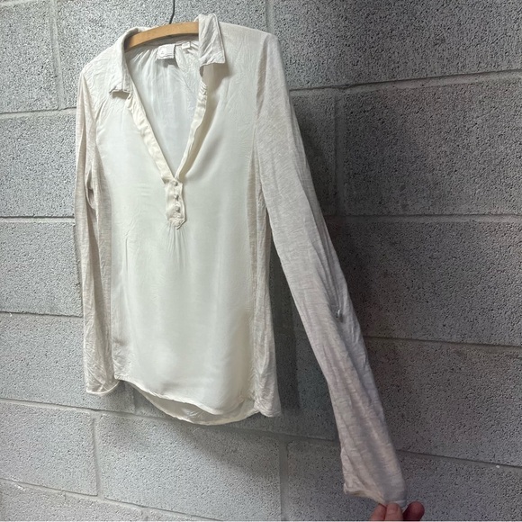 Anthropologie 9-H15 Ivory Blouse - Picture 7 of 9